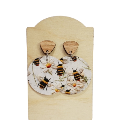 Bee Drop Earrings