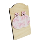  Pretty Pink Bow Stud Drop Earrings