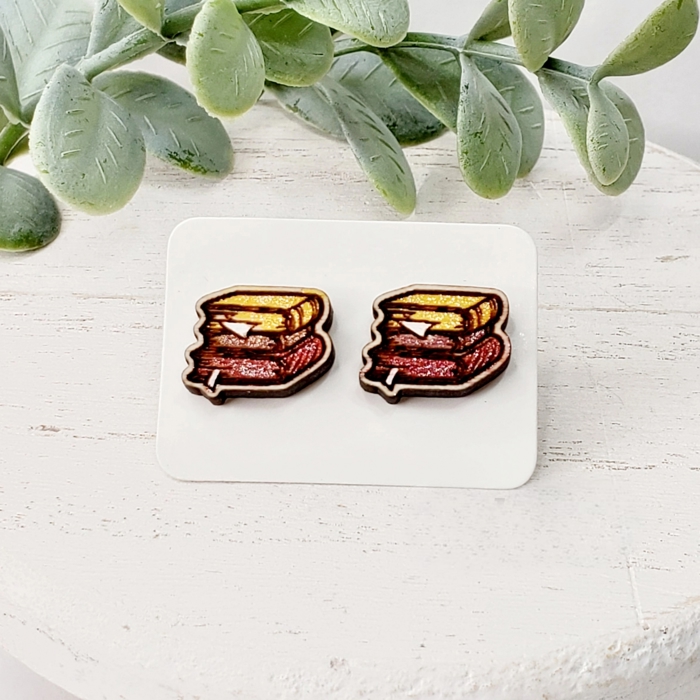Hand Painted Teacher Studs | 16 Styles
