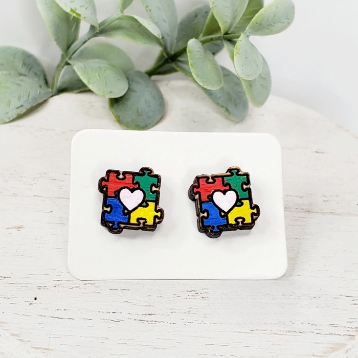 Hand Painted Teacher Studs | 16 Styles