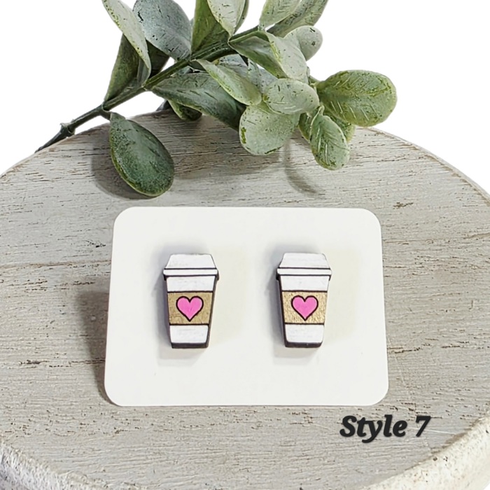 Love Wood Studs | 20 Styles