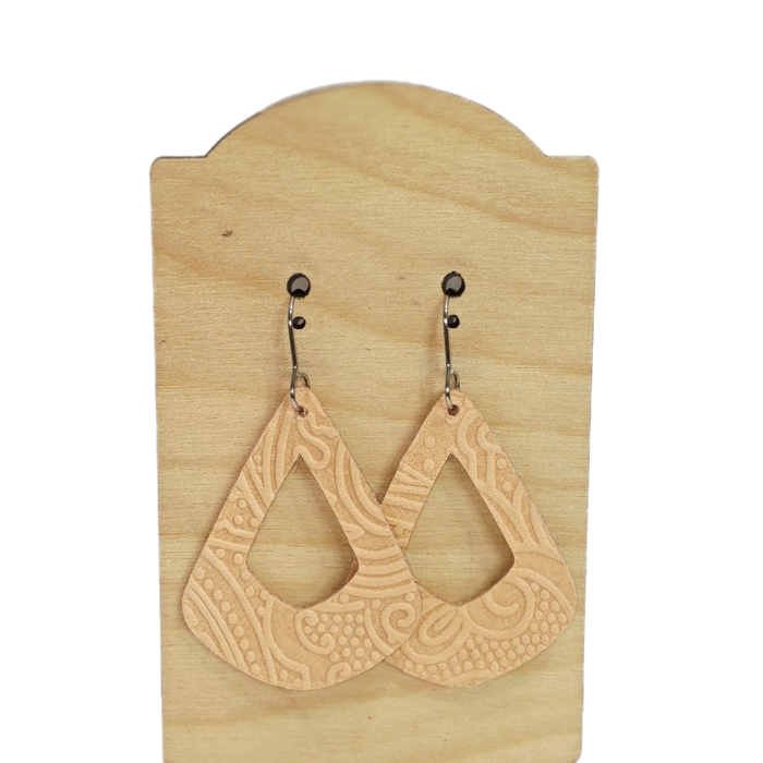 Premium Embossed Genuine Leather Dangles