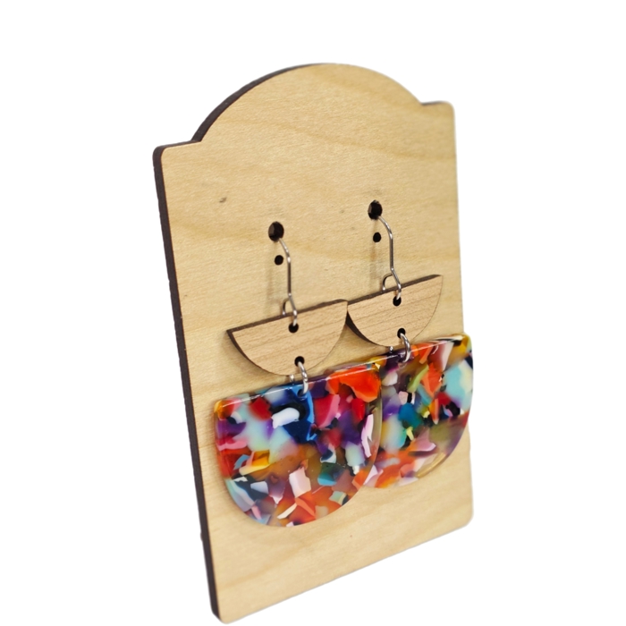 Acrylic Wood Multi Dangles 