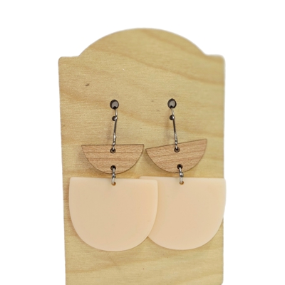 Acrylic Wood Dangles 