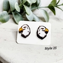  Hand Painted Americana Studs | 30 Styles