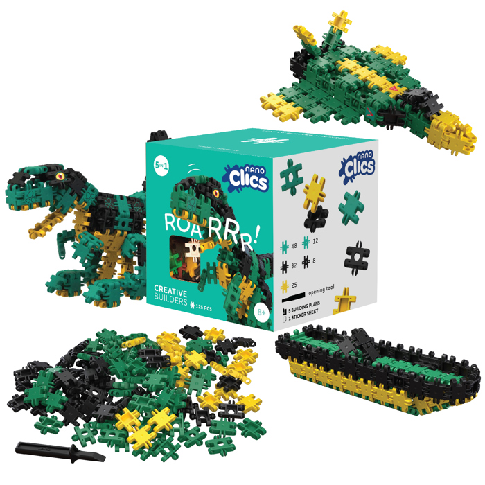 Nano Clics - Creative 125pc Roar
