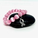  Breast Cancer Awareness Beaded Bracelet