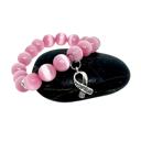  Breast Cancer Awareness Beaded Bracelet