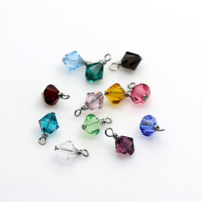 Birthstone HEART Necklace - LARGE