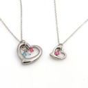  Birthstone HEART Necklace - LARGE