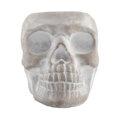 5" Cement Sugar Skull Planter 