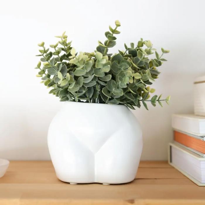 9" Euc in 5.5" Ceramic Vase