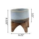  5" Blue Lava Planter