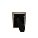  4x6 White Double Brick Edge Zinc Frame