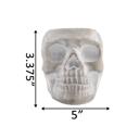  5" Cement Sugar Skull Planter 