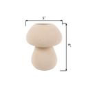  6"H Mushroom Ceramic Vase