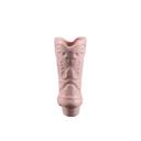Pink 8.5" Pink Ceramic Cow Girl Boot Vase