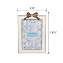 White 4x6 Pink Zinc Alloy Frame