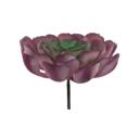 Purple Artificial Large Echeveria with Stem