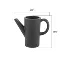 Black Ceramic Watering Can Vase