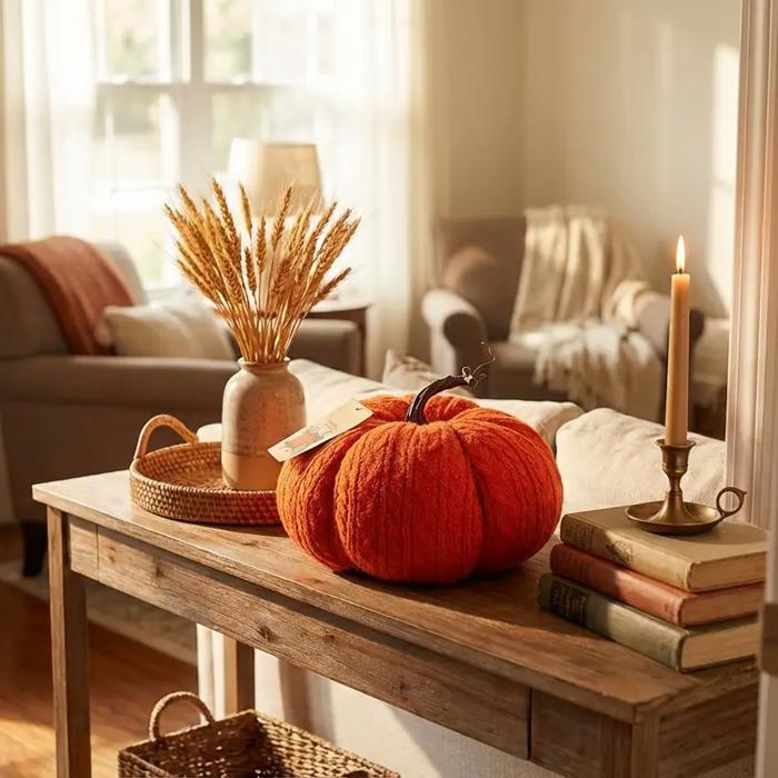 Cream Sweater Pumpkin