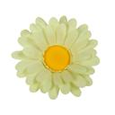 Green Yellow 10" Artificial Faux Daisy with Suction Cup