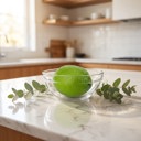 Green Faux Lemon Decorative Fruit