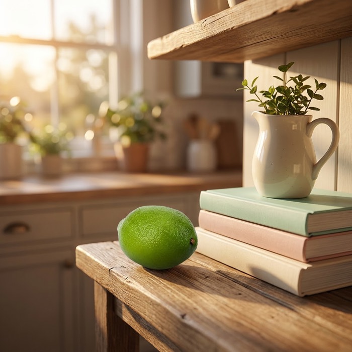 Faux Lemon Decorative Fruit
