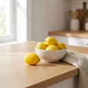 Yellow Faux Lemon Decorative Fruit (1323)
