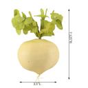 White Artificial Round Radish