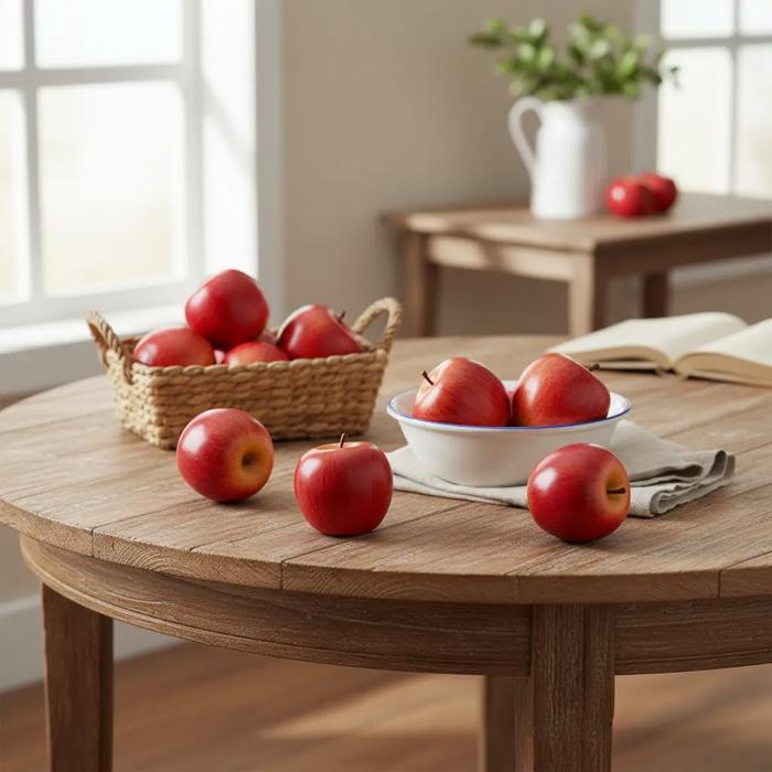 Artificial 8 PCs Apple in Bag
