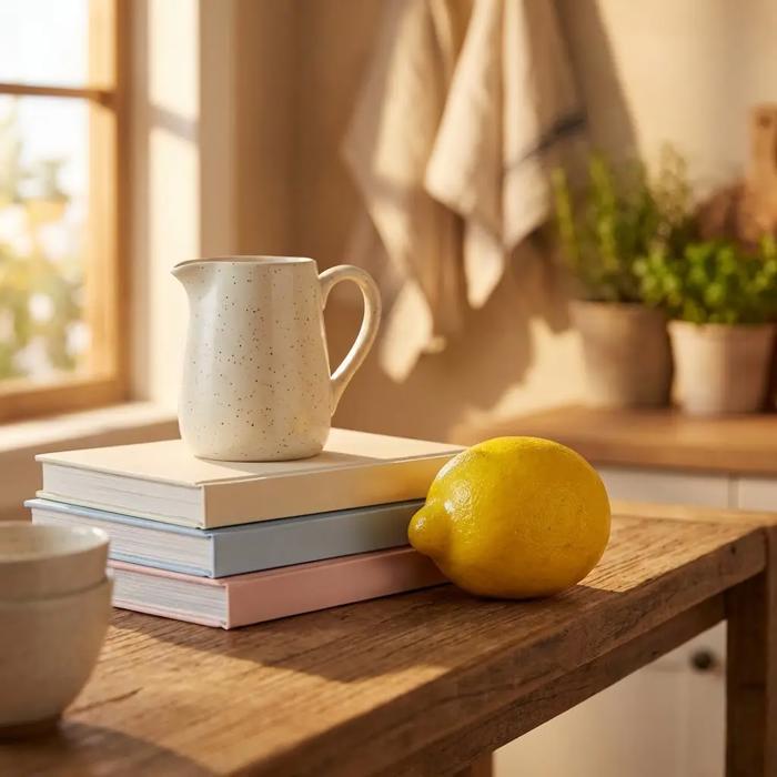 Realistic Faux Lemon – Artificial Fruit Décor