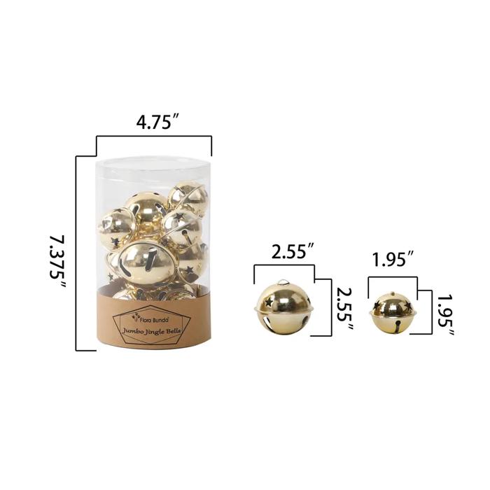 Jumbo Jingle Bells – Set in Gift Tube