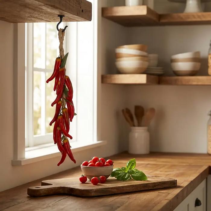 Artificial Strand of Peppers