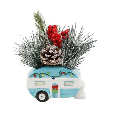 8" Xmas Mix in Blue Camper 