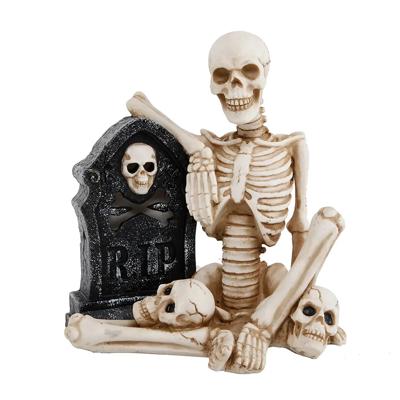 8.5" LED Skeleton & Tombstone