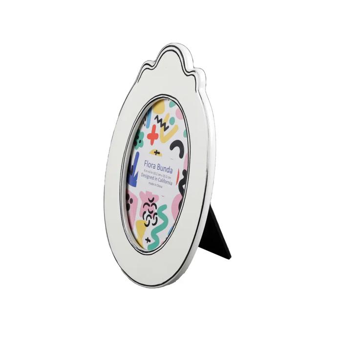 9" Oval Ceramic Picture Frame