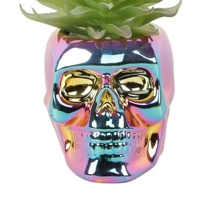 Metallic Ceramic Skull
