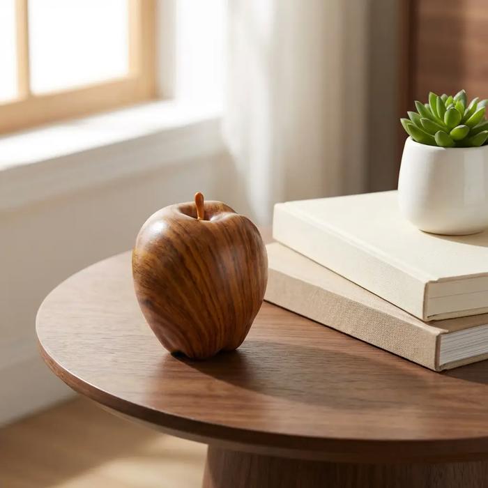 Artificial Wood Tone Apple (A03)