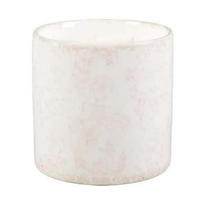 14 oz Floral Print Ceramic Cylinder Candle – Midnight Peony