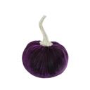 Purple 6" Large Velvet Pumpkin