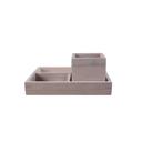  10"L Wood Organizer Tray with 4"D Pencil Holder