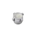  White Hobnail Ceramic Candle - Sweet Citrus