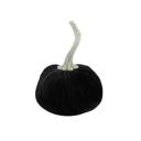 Black 4.75" Small Velvet Pumpkin