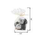  8 PCS Black & Silver Pumpkins