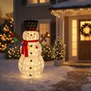  5ft Lighted Pop-Up Snowman