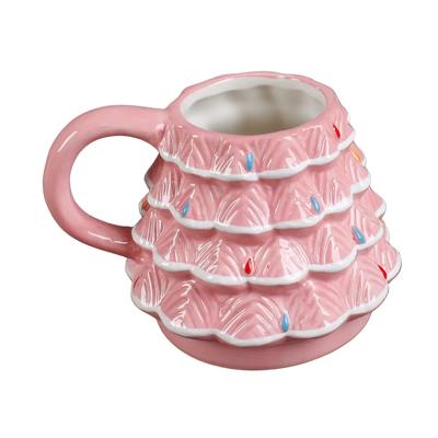 18 OZ Xmas Tree Ceramic Mug