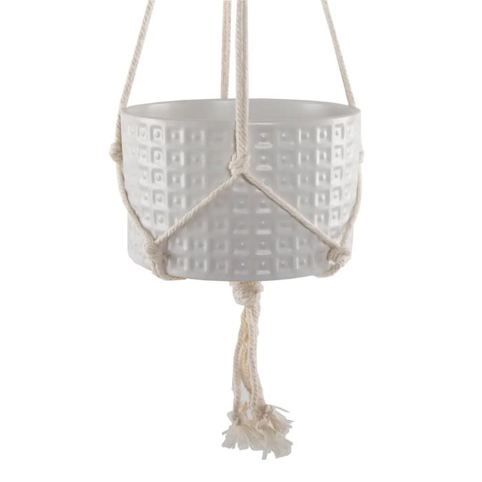 5" Gladiator Ceramic Hanging Pot 