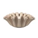  17 oz Ruffle Bowl Ceramic Candle – Veranda (Beige)