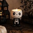  3.38"D Skeleton Kid - Pumpkin Patch (5 oz)